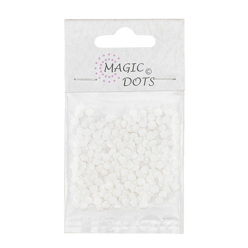 Points magiques • fleur blanche