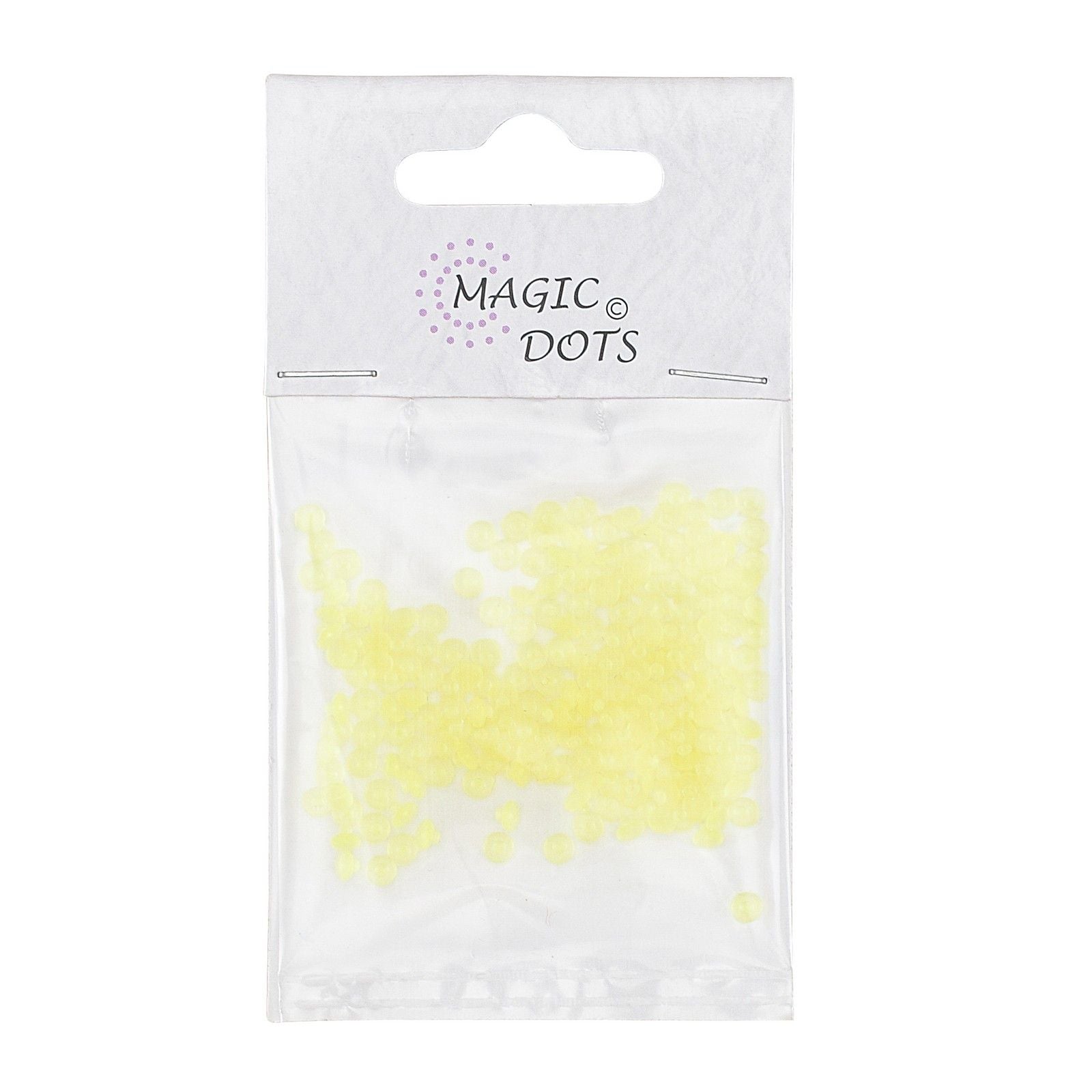 Points magiques • jaune transparent