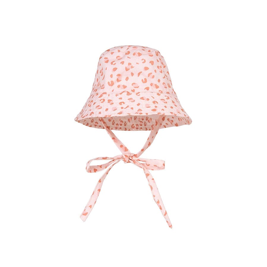 Léopard | Vieux chapeau de soleil uv rose