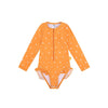 Orange Kiss | Troisse de bain UV Orange Girls à manches longues
