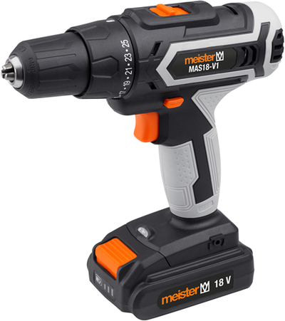 Meister perceuse 18v li-ion mas18v 5y w - wu5451310