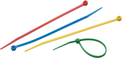 Meister jeu de serre-câbles 150x3,6mm multicolore 50pcs - wu7452140