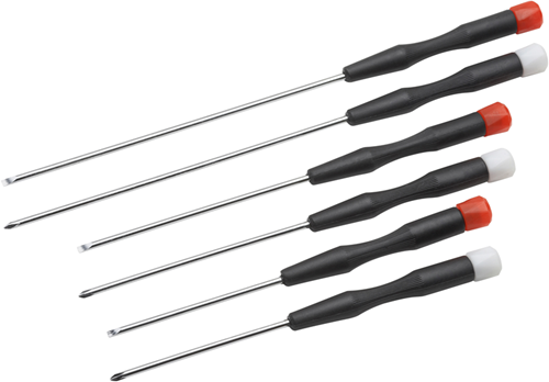 Jeu de tournevis Meister électrique. 6 pièces - wu3322800