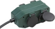 Meister multiprise 4v ip44 2m gr noir - wu7430940