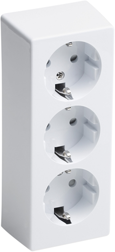 Meister prise en saillie 3v wi cube w - wu7416030