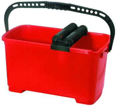 Seau de lavage de laitière 22 litres. avec jeu de rouleaux + roues - mm497000