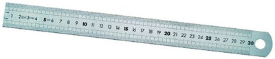 Toise à laitière inox 150x13x0,5 mm mm, simple face - mm722015
