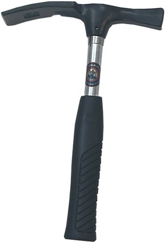 Melkmeisje marteau de maçon manche en acier, 500gr. - mm143625