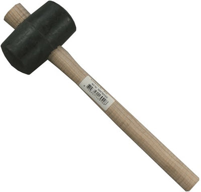 Marteau en caoutchouc Milkmaid 90 mm rond plat en caoutchouc dur - mm783090