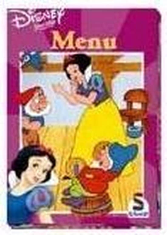 Jeu de menu Disney Princess Memo, ponts de table avec Blanche-Neige