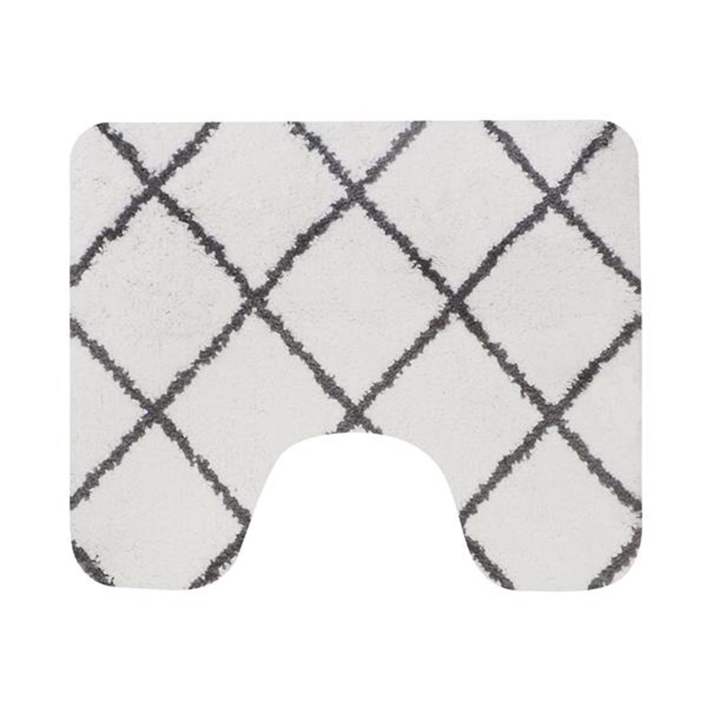 Tapis de toilette Menton Dutch House 60x50cm blanc