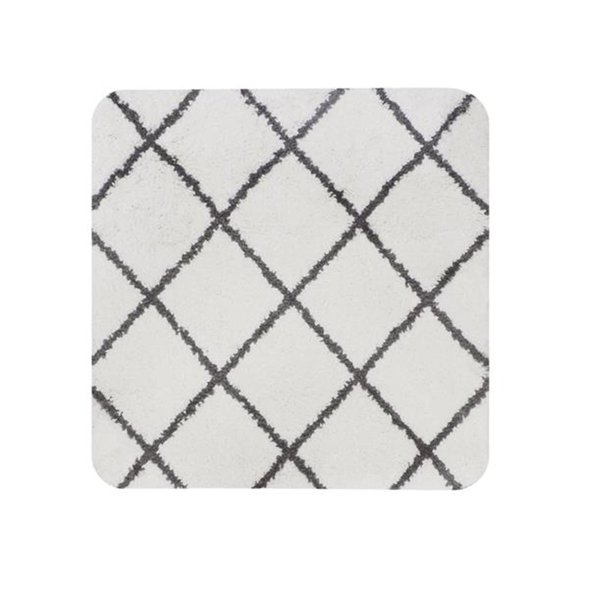 Tapis de bidet Menton Dutch House 60x60cm blanc