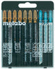 Metabo assortiment de 10 lames de scie sauteuse - 623599000