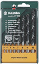 Metabo accessoires cassette de perçage, 8 forets à bois - 627202000