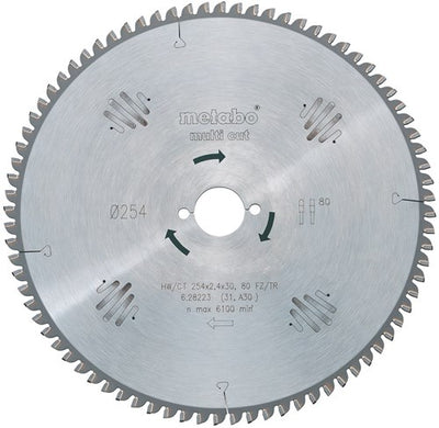 Accessoires Metabo lame de scie circulaire multi coupe | comment ct | ø 305 mm | 96t fz tr-628091000