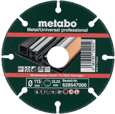 Accessoires Metabo disque à tronçonner diamanté mu-p prof. 115x22,23 mm - 628547000