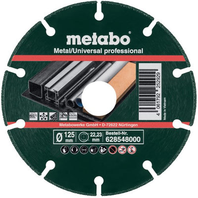 Accessoires Metabo disque à tronçonner diamanté mu-p prof. 125x22,23 mm - 628548000