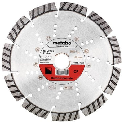Accessoires Metabo meule diamantée | ø 180x22,23mm | CP | professionnel du béton - 628573000