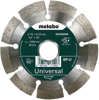 Metabo accessoires disque diamant promotion ø 115x22,23 mm - 624306000