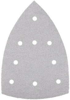 Accessoires Metabo feuilles abrasives adhésives 100 x 150 mm, p 80, 9 trous avec fermeture Velcro (SMA) - 635214000
