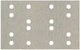 Accessoires Metabo feuilles abrasives adhésives 80 x 133 mm, p 120, 16 trous avec fixation auto-agrippante (sra) - 635201000