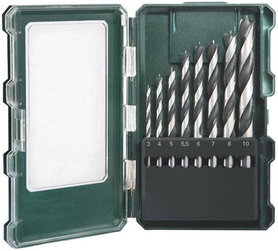 Metabo accessoires perceuse à bois cassette promotion 8 pièces - 626705000