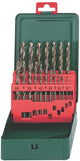 Metabo accessoires cassette de perçage hss-co (19 pièces) - 627157000