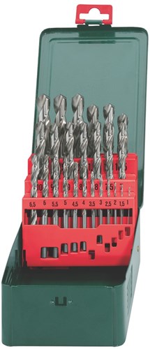 Metabo accessoires cassette de perçage hss-g (25 pièces) - 627154000