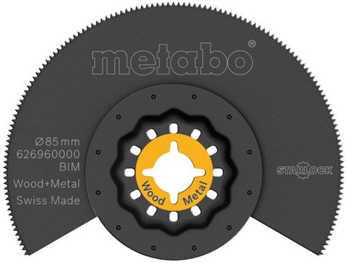 Accessoires Metabo lame de scie segmentée | bois + métal | bim | 65 mm | pour multi-outil - 626960000
