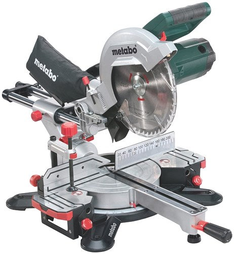 Scie à tronçonner Metabo kg 254 m avec fonction de traction | avec 2ème lame de scie - 690828000