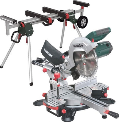 Scie à tronçonner Metabo kg 254 m avec fonction de traction | nouveau modèle + châssis ksu 251 - 690967000