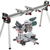 Scie à tronçonner Metabo kg 254 m avec fonction de traction | nouveau modèle + châssis ksu 401 - 690860000