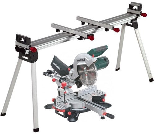 Scie à tronçonner Metabo kg 254 m avec fonction de traction | nouveau modèle + châssis ksu 401 - 690860000