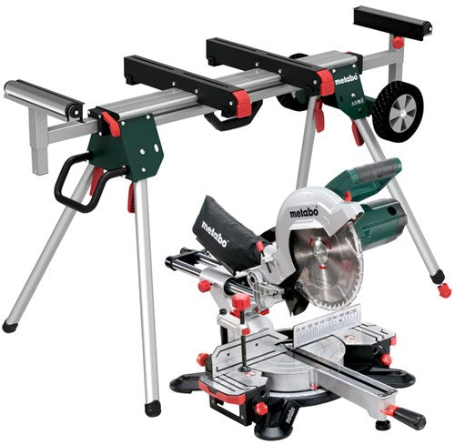 Scie à tronçonner Metabo kg 305 m avec fonction traction + socle ksu 251