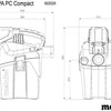 Aspirateur tout usage compact sans fil Metabo as 18 hepa pc | 18v | sans batteries ni chargeur - 602029850