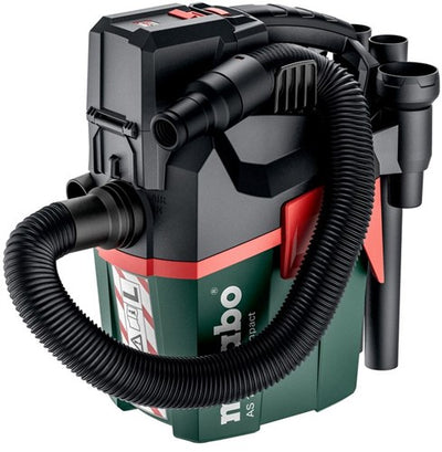 Aspirateur tout usage compact sans fil Metabo ash 18 l pc | 18v | sans batteries ni chargeur - 602028850