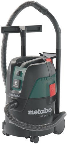 Aspirateur tout usage Metabo asa 25 l pc construction | 25l | 1250 watts-602014000