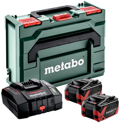 Kit de base Metabo 2 x lihdx 18v 8,0 ah | avec chargeur super rapide asc 290 - 685305000