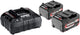 Pic Kit de base Metabo 2x batteries 18 V 4,0 Ah | k+mix - 685050000