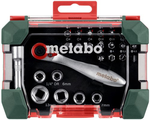 Metabo Bits Ratchet Set 26 PCS.