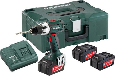 Tournevis Metabo bs 18 lt | Batterie lithium-ion 18 V 4,0 Ah | + 3ème batterie - 602102960