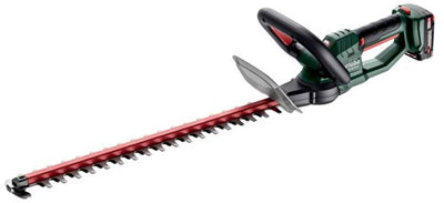 Metabo hs 18 ltx 55 | taille-haie à batterie | 18v | 2x2ah li-power et chargeur sc 30 - 601718500
