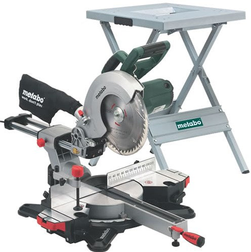 Scie à tronçonner Metabo kgs 254 m + socle ums | 1800 watts avec fonction pull - 690618000