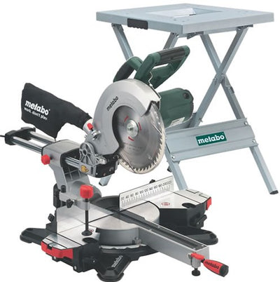 Scie à tronçonner Metabo kgs 254 m + socle ums | 1800 watts avec fonction pull - 690618000