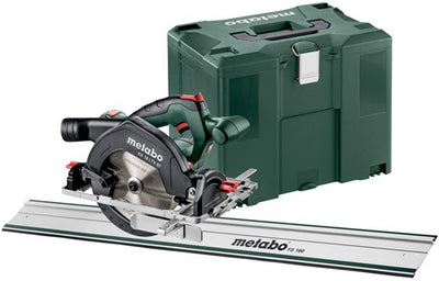 Metabo ks 18 ltx 57 set scie circulaire à batterie 18v li-ion en metaloc avec rail de guidage fs 160 - 57mm | 691065000 - 691065000