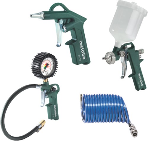Ensemble Metabo lpz 4 | jeu d'outils à air comprimé | accouplement orion - 601585180