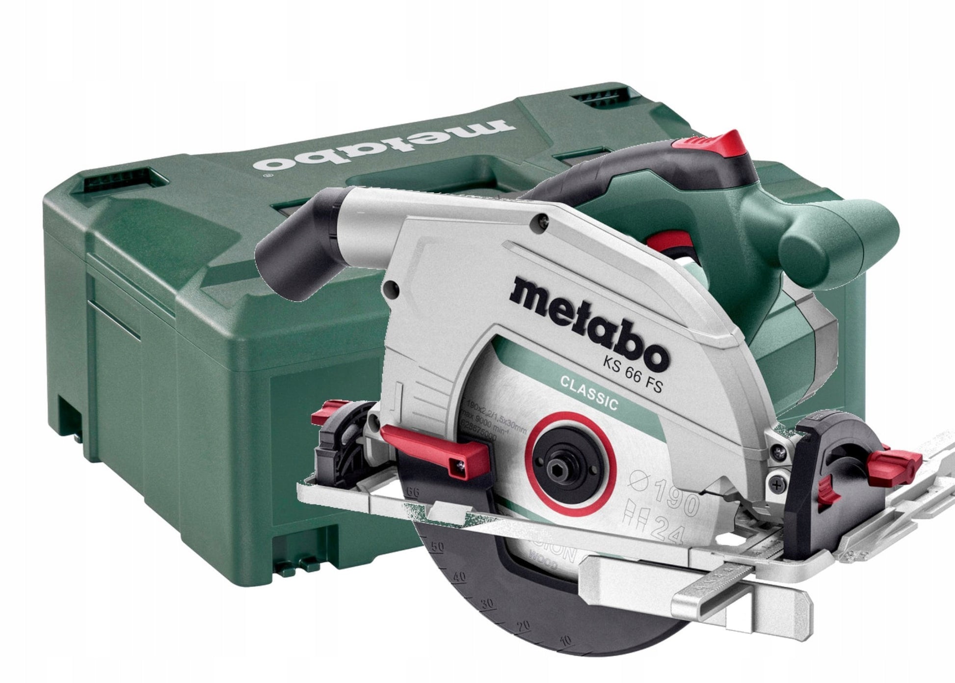 Metabo ks 66 fs scie circulaire metaloc | 66mm 1500w - 601066500