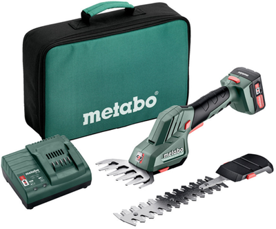 Metabo powermaxx sgs 12 q | cisailles à arbustes et à gazon à batterie | ensemble - 601608500