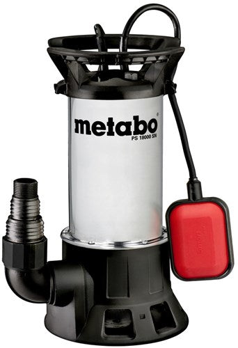 Pompe submersible pour eaux usées Metabo ps 18000 sn - 251800000