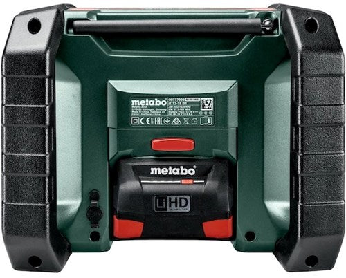 Metabo r 12-18 dab+ bt 12v 18v radio de chantier avec batterie li-ion avec dab+ et bluetooth | 600778850 - 600778850